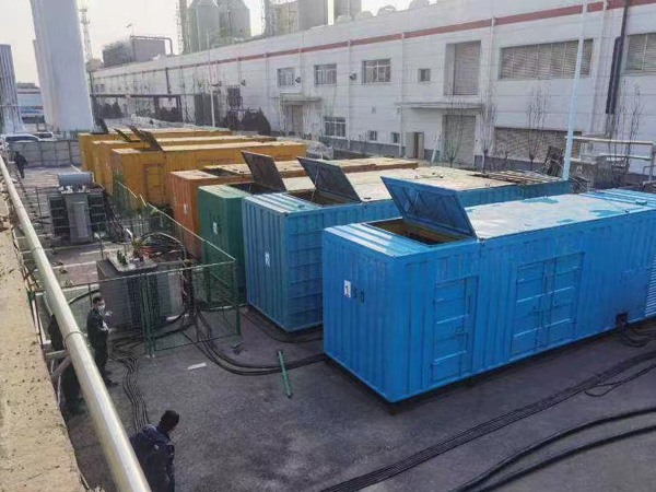 永州柴油发电机出租案例展示